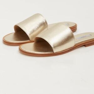 NEW DUŠAN Positano Slide Sandal — Oro